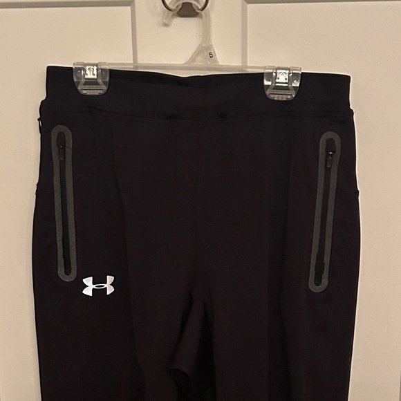 Under Armour Men's Black Joggers with Gray Accents - Picture 2 of 9